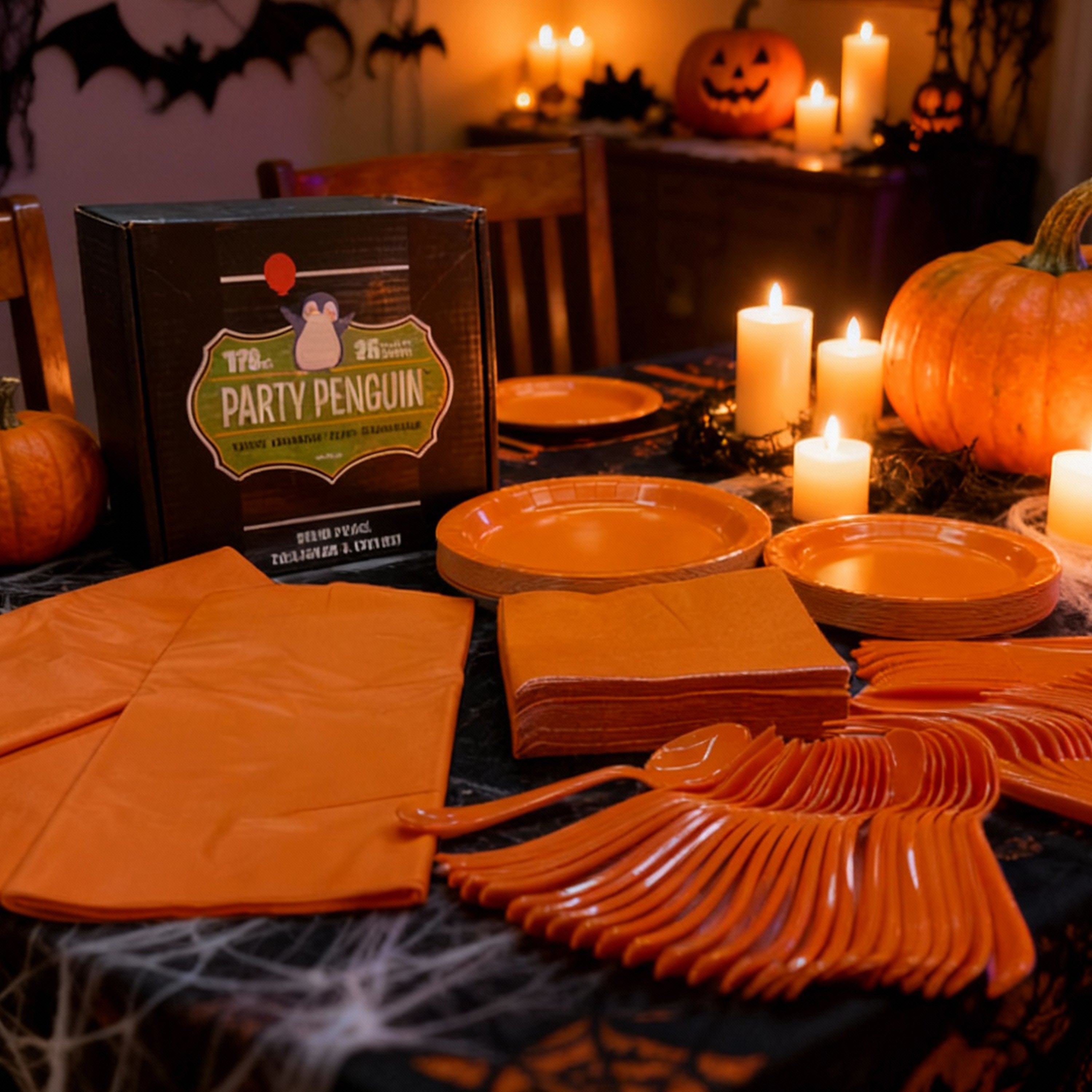 SOLID COLOR PARTY TABLEWARE